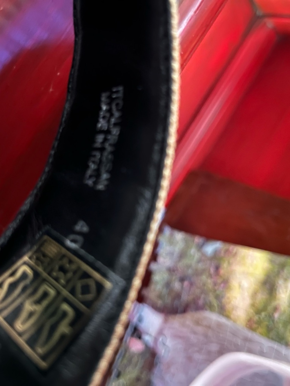 Burberry Black Leather Ballet Flats - Picture 7 of 16